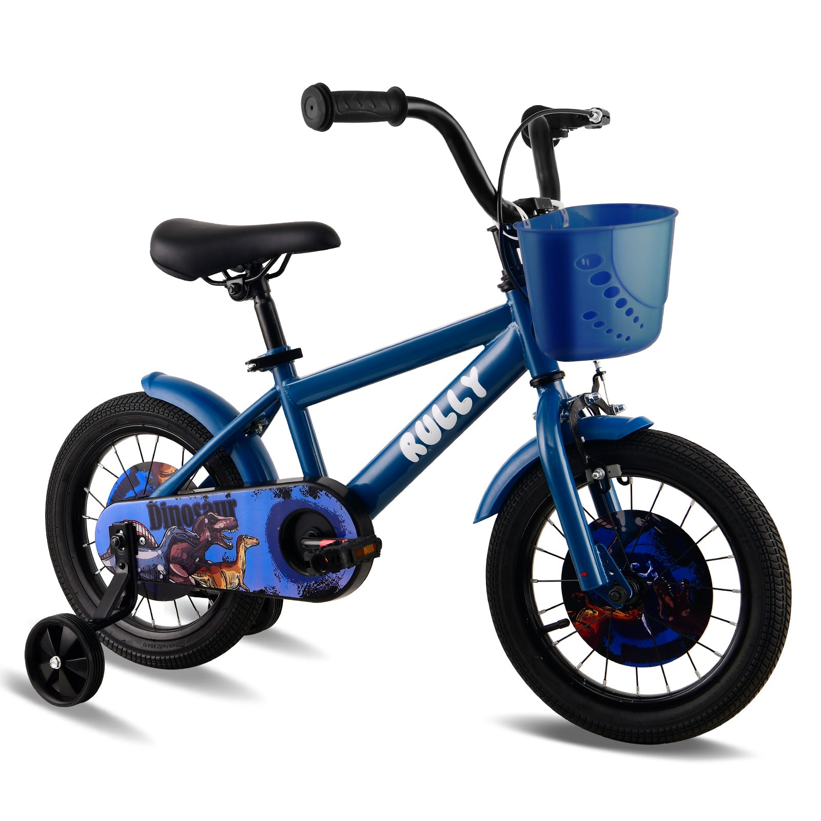 RULLY Dinosaur Kids Bike, Blue