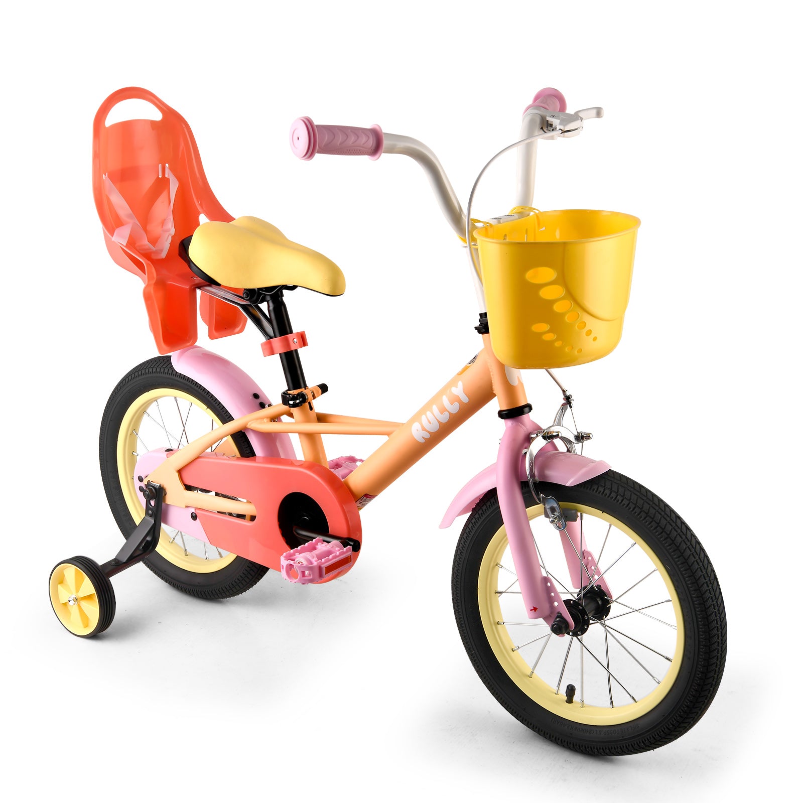RULLY Macaron Girls Bike, Yellow