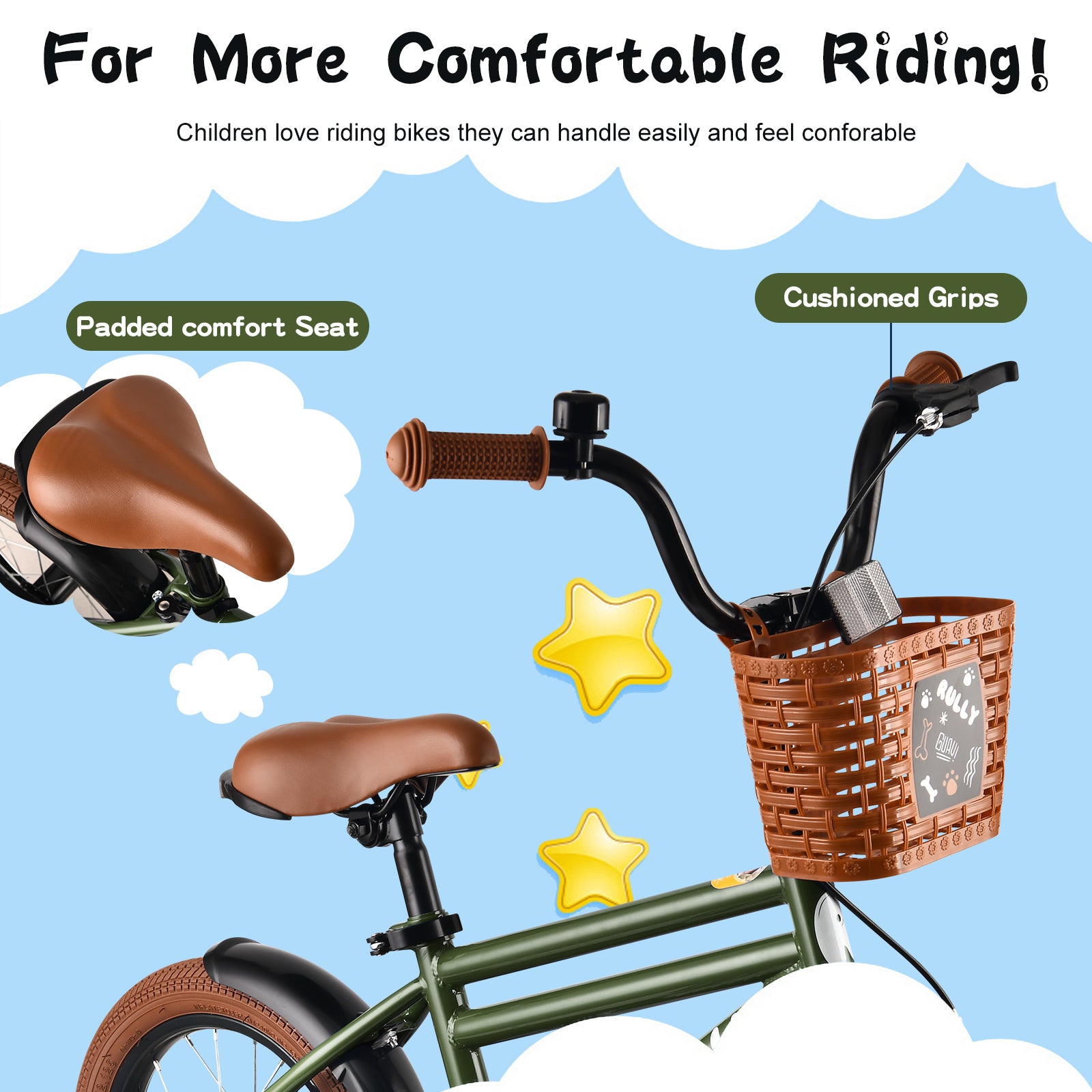 Rully Puppy Kids Bike, Green