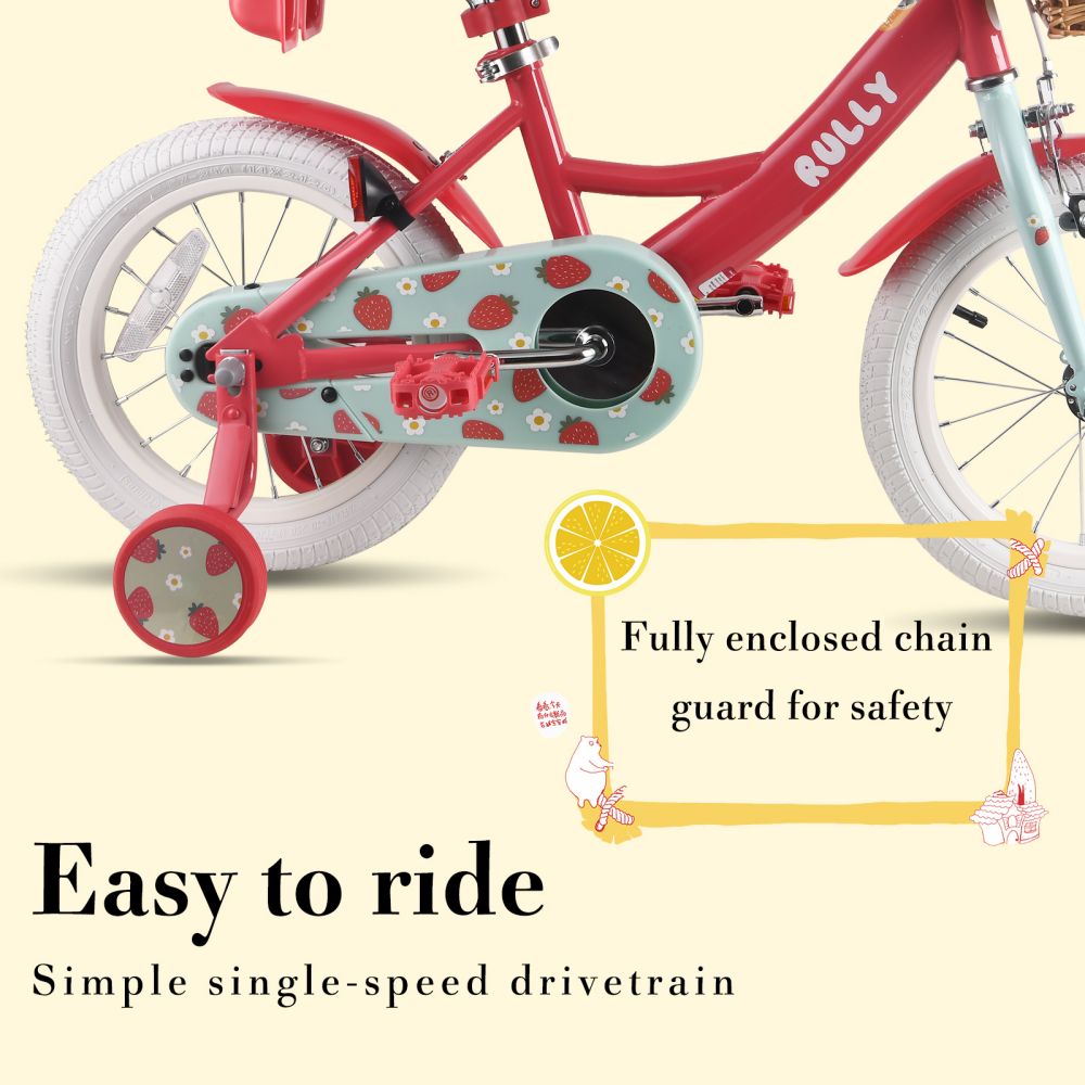 RULLY Strawberry Kids Bike