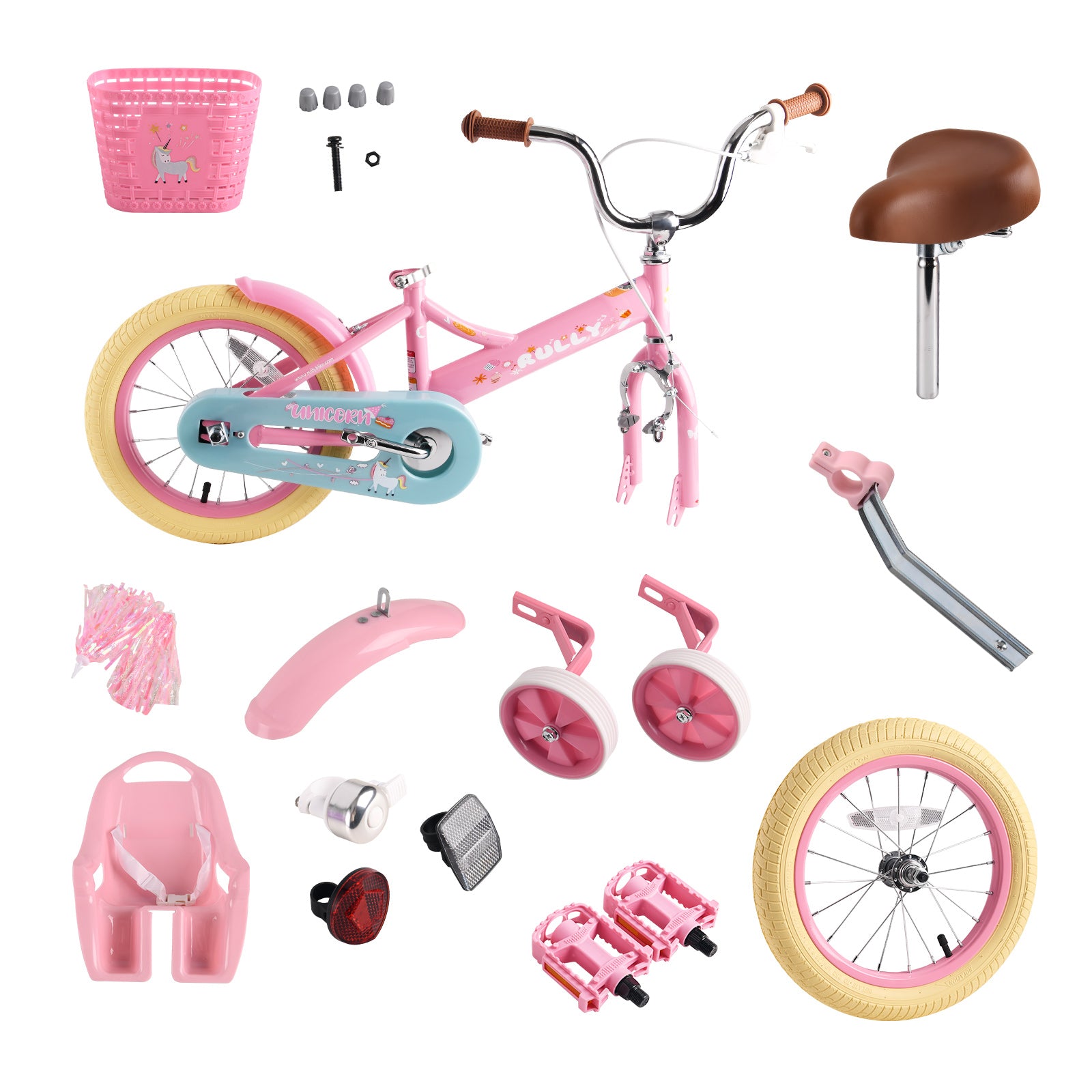Rully Princess Kids Bike, Pink