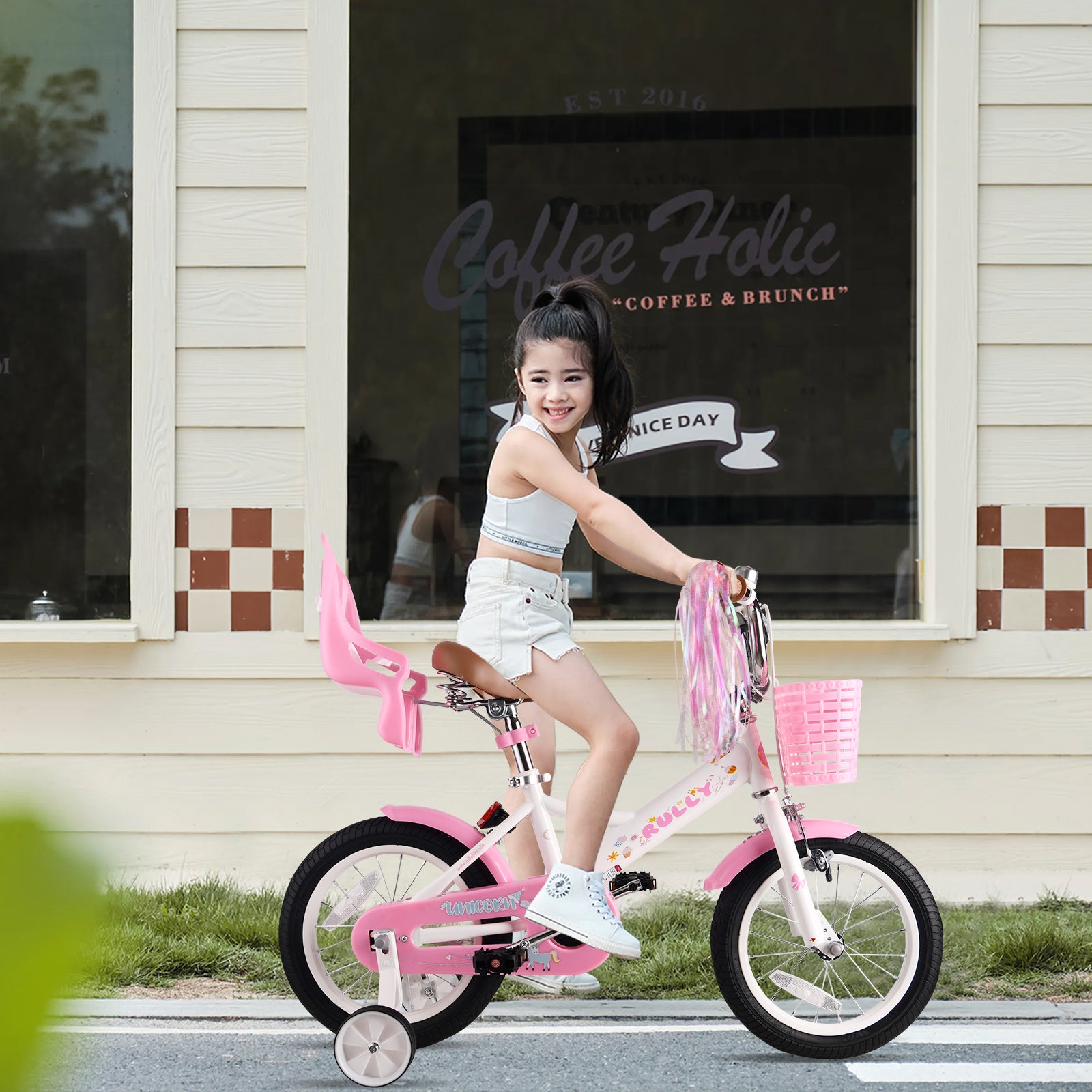 Rully Princess Kids Bike, White
