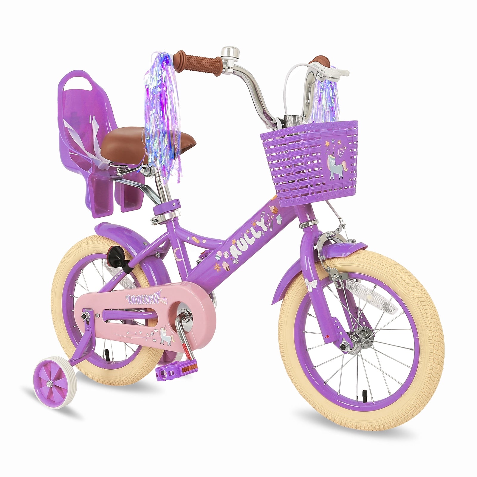 Rully Princess Kids Bike, Purple