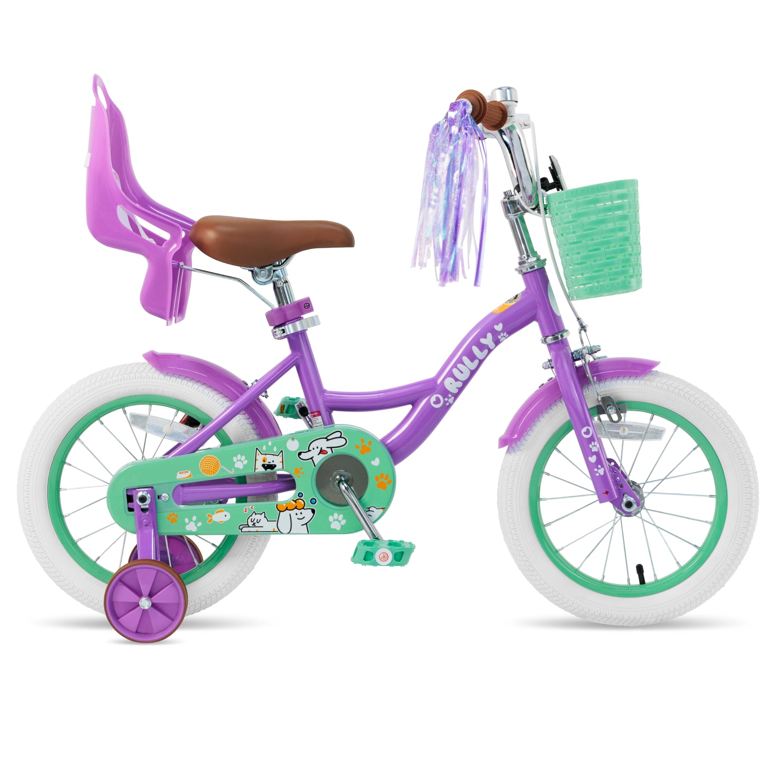 Rully Puppy Kids Bike, Purple