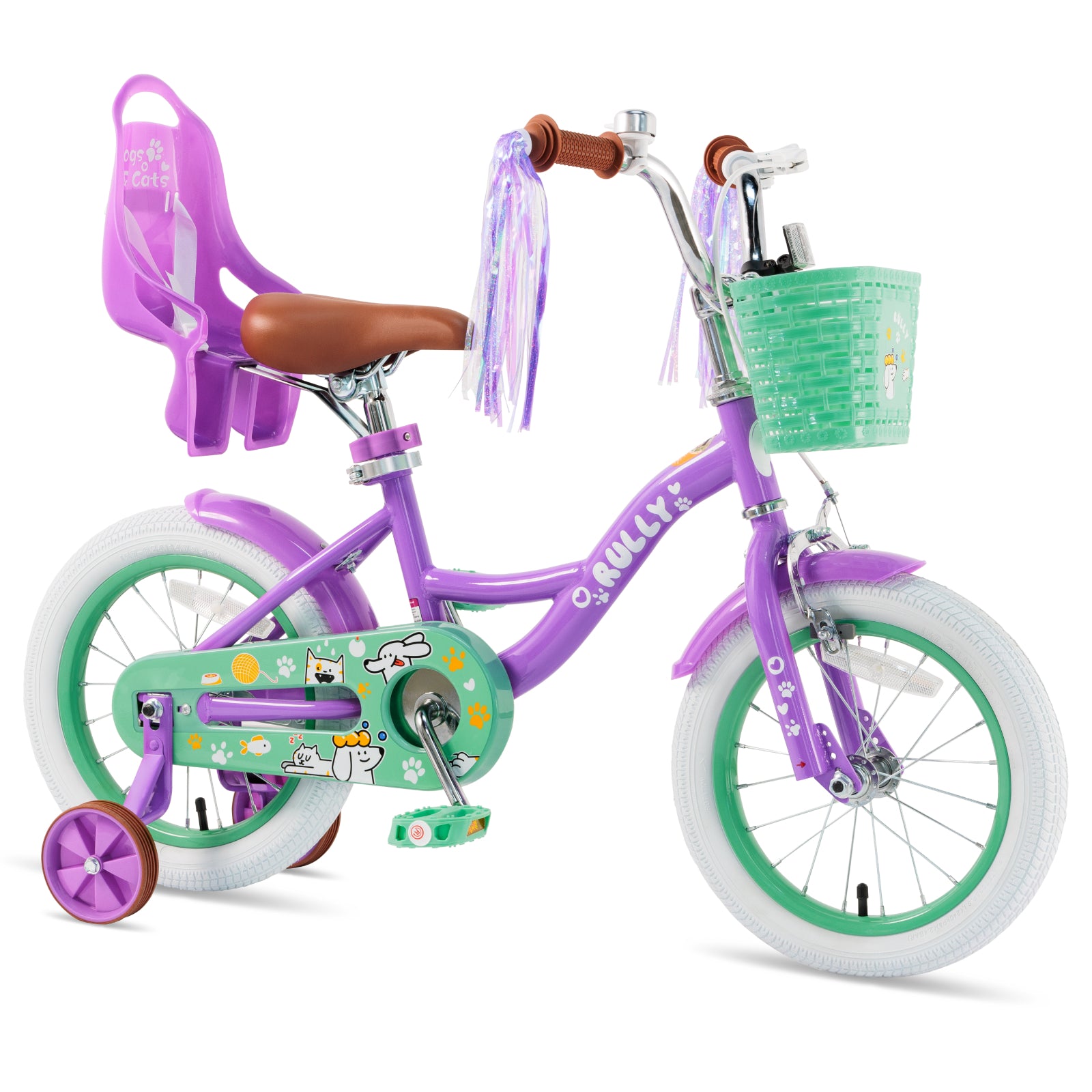 Rully Puppy Kids Bike, Purple