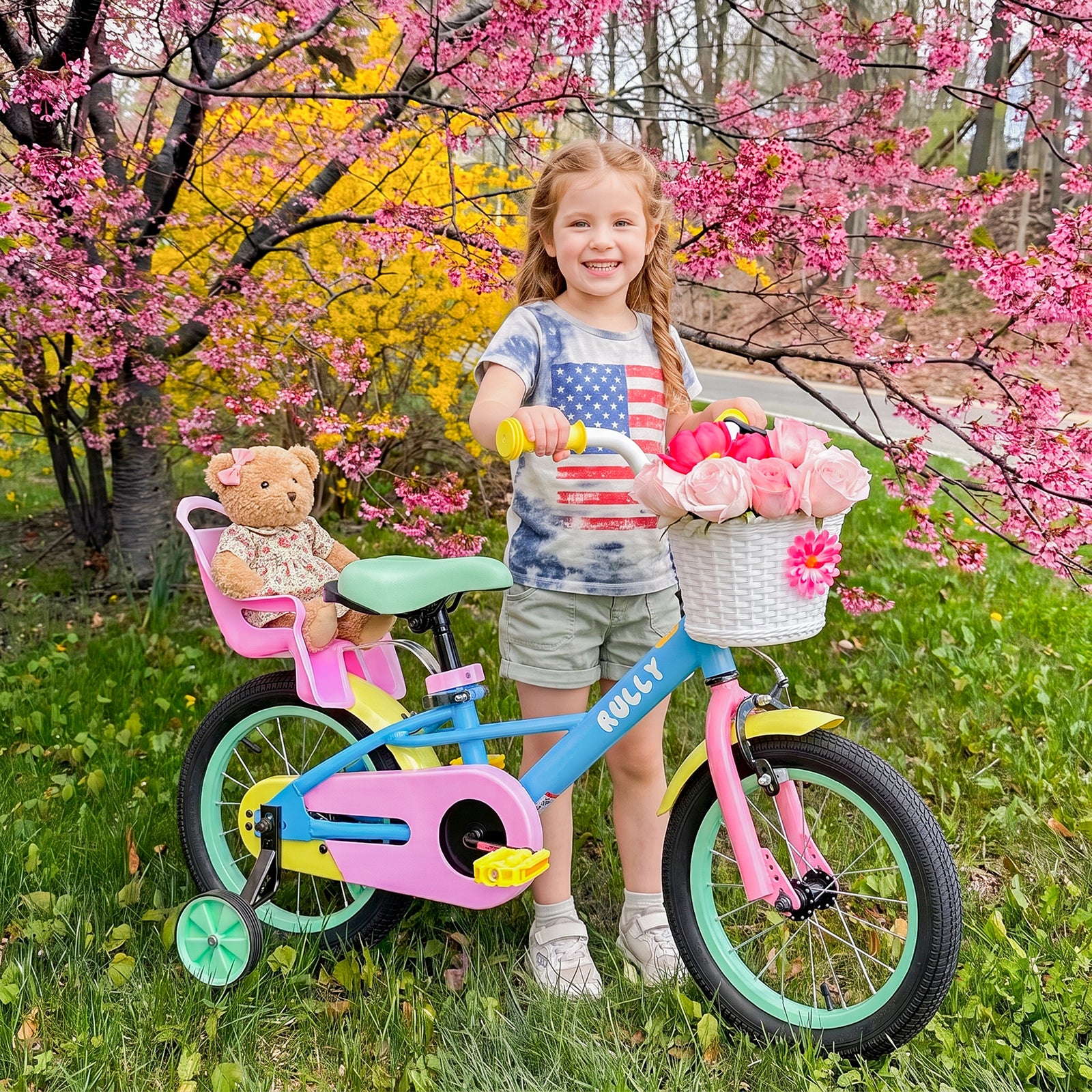 RULLY Macaron Girls Bike. Blue