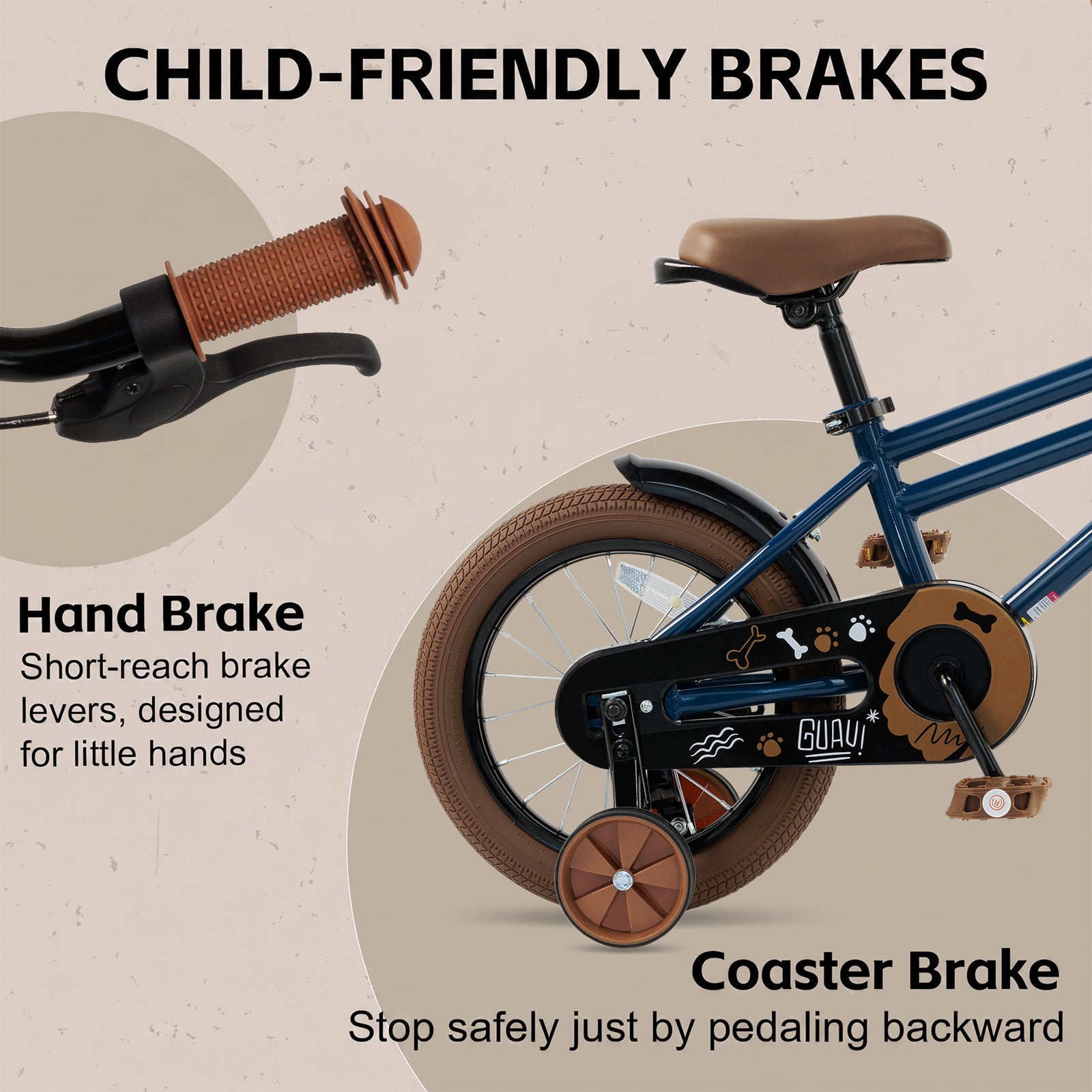 Rully Puppy Kids Bike, Blue