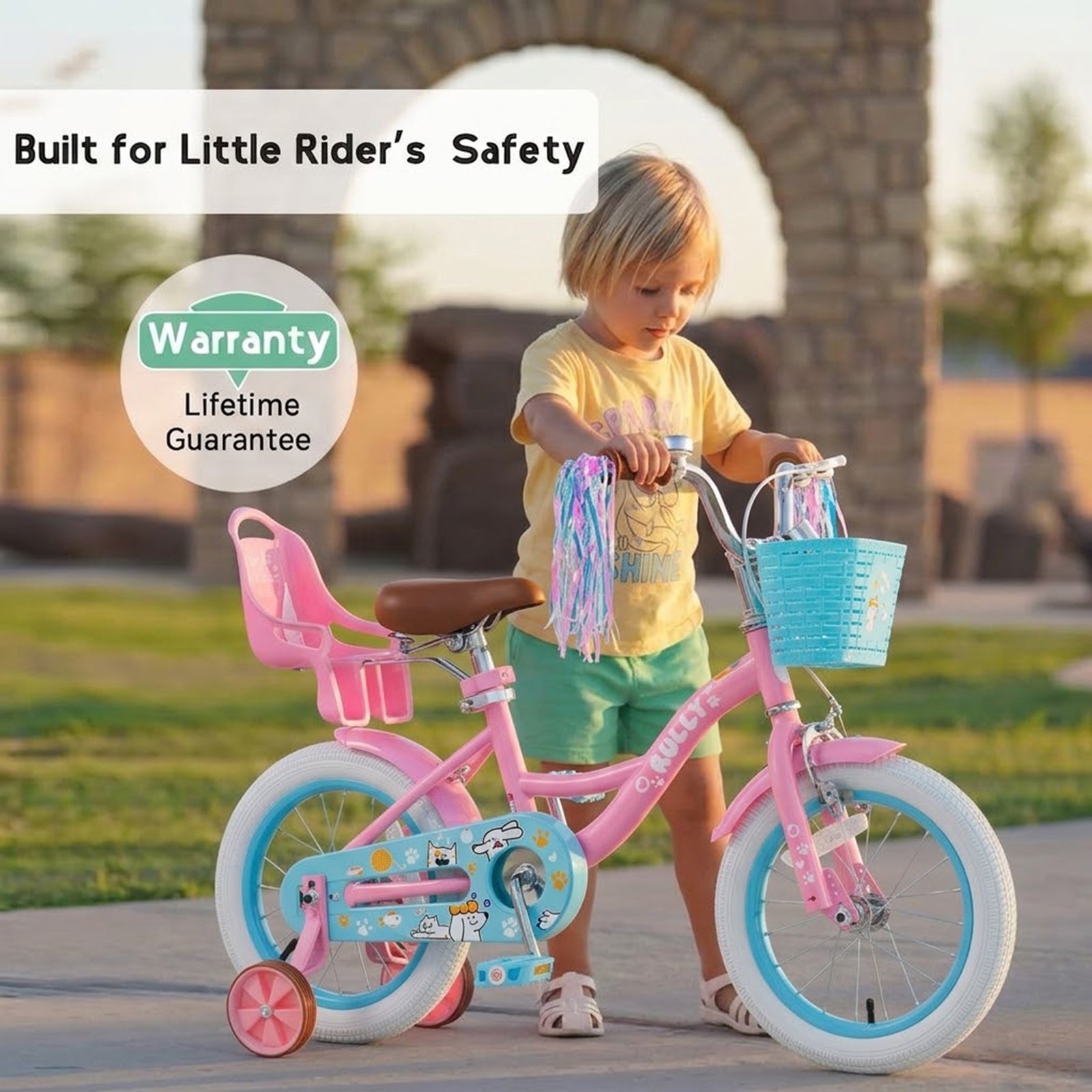 Rully Puppy Kids Bike, Pink