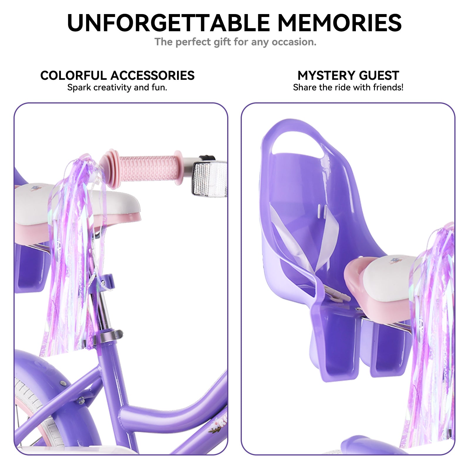 Rully Dasiy Kids Bike, Purple