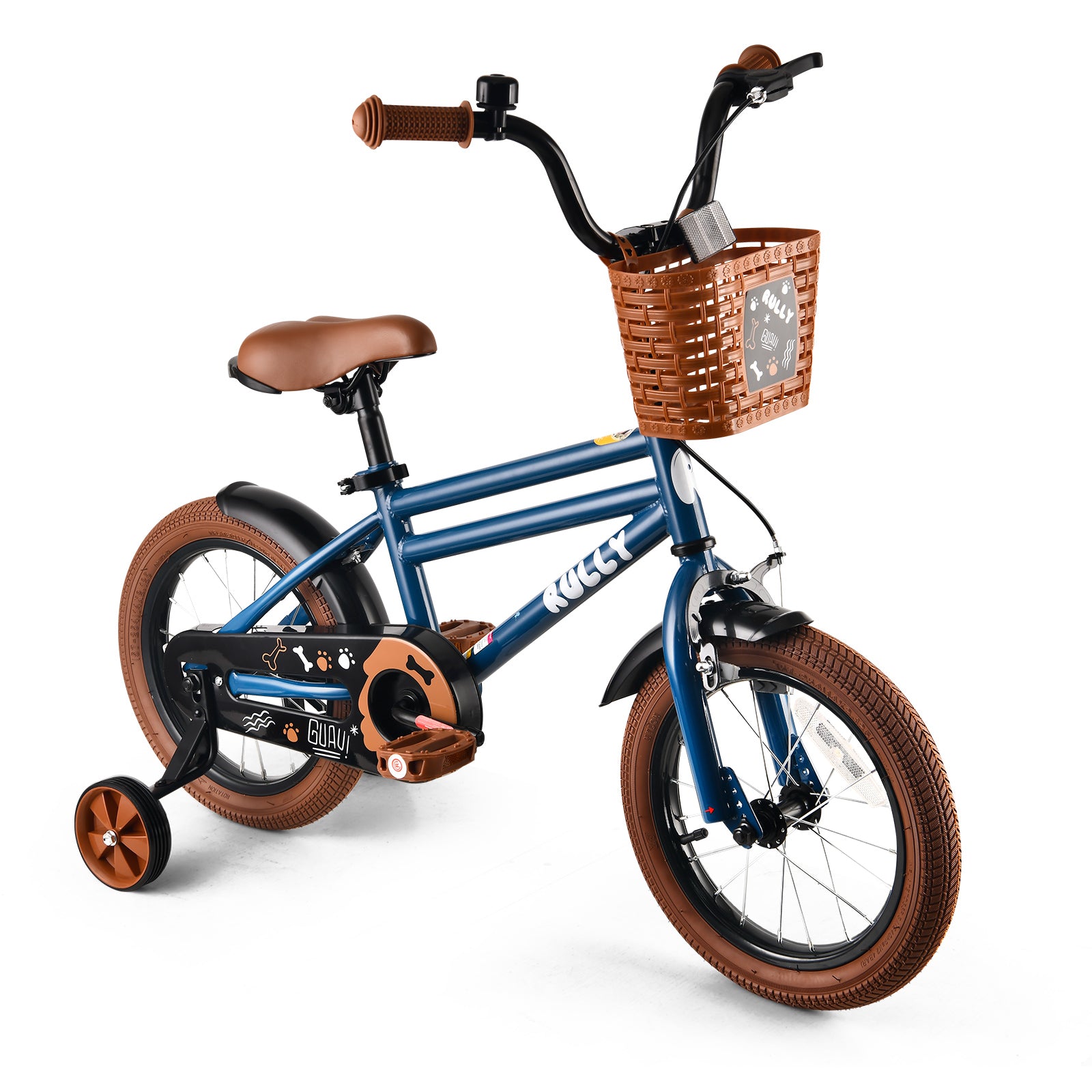 Rully Puppy Kinderfahrrad, Blau 
