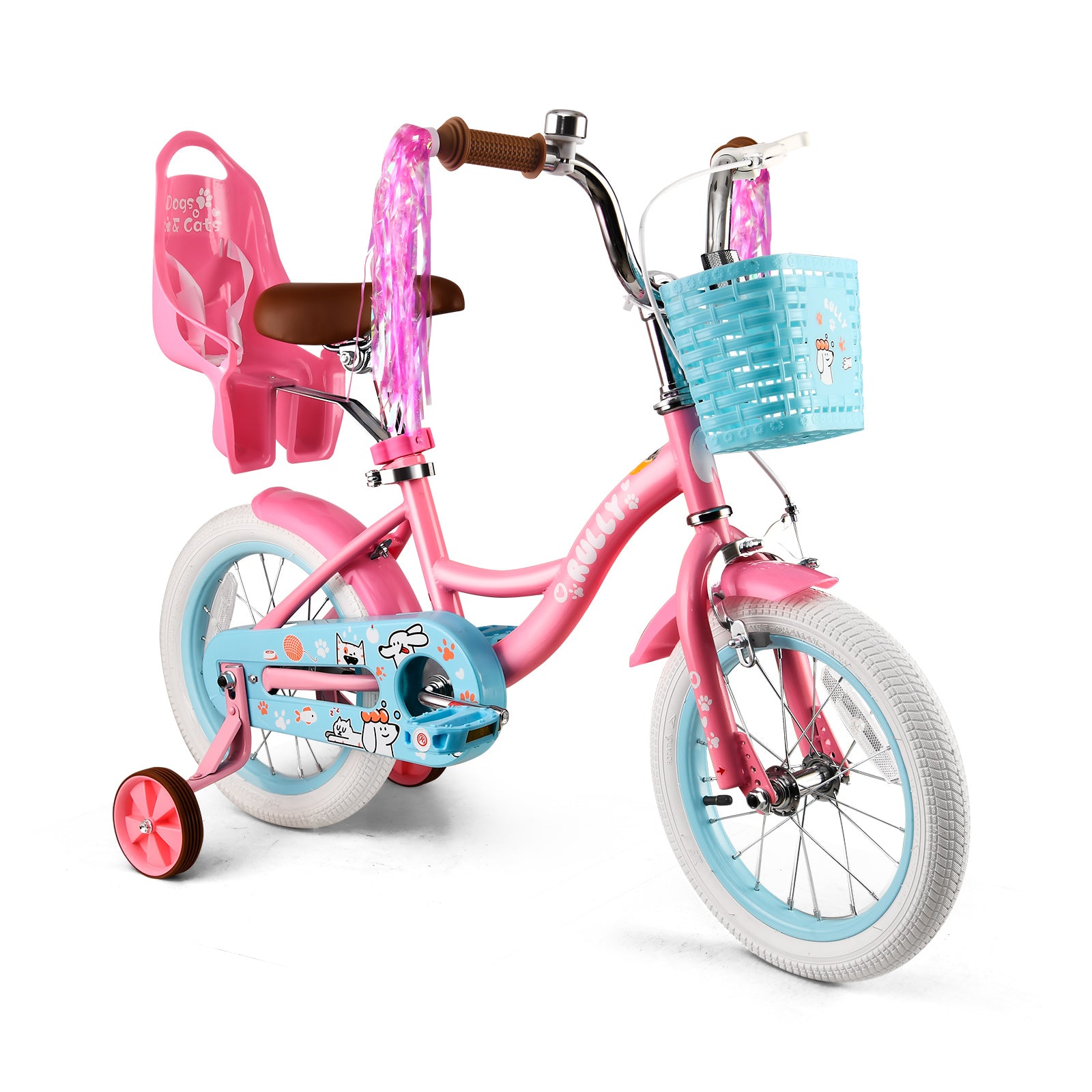 Rully Puppy Kinderfahrrad, Pink 
