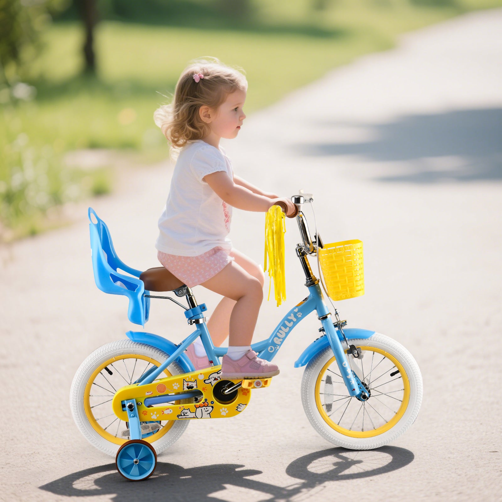 Rully Puppy Kinderfahrrad, Blau 