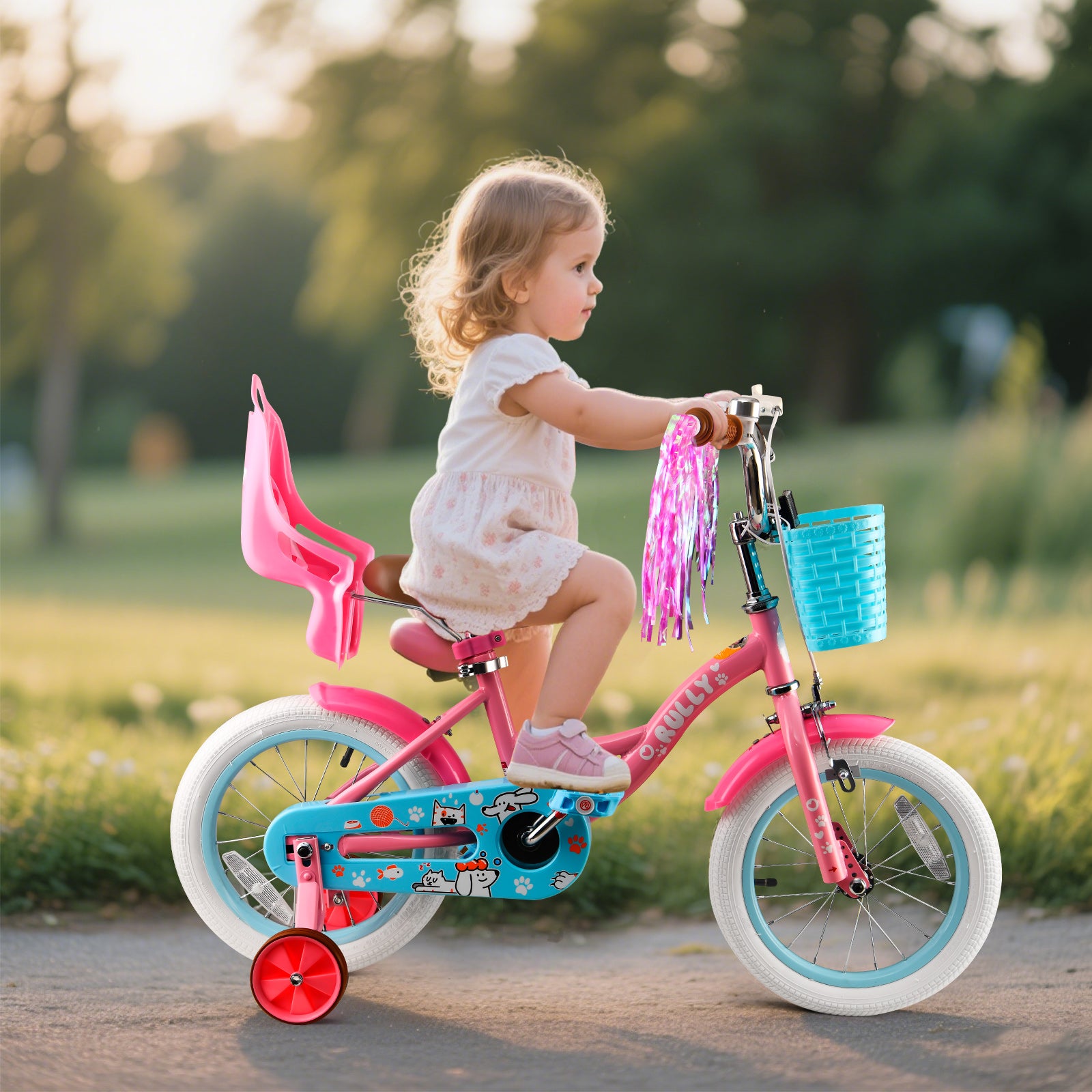 Rully Puppy Kinderfahrrad, Pink 