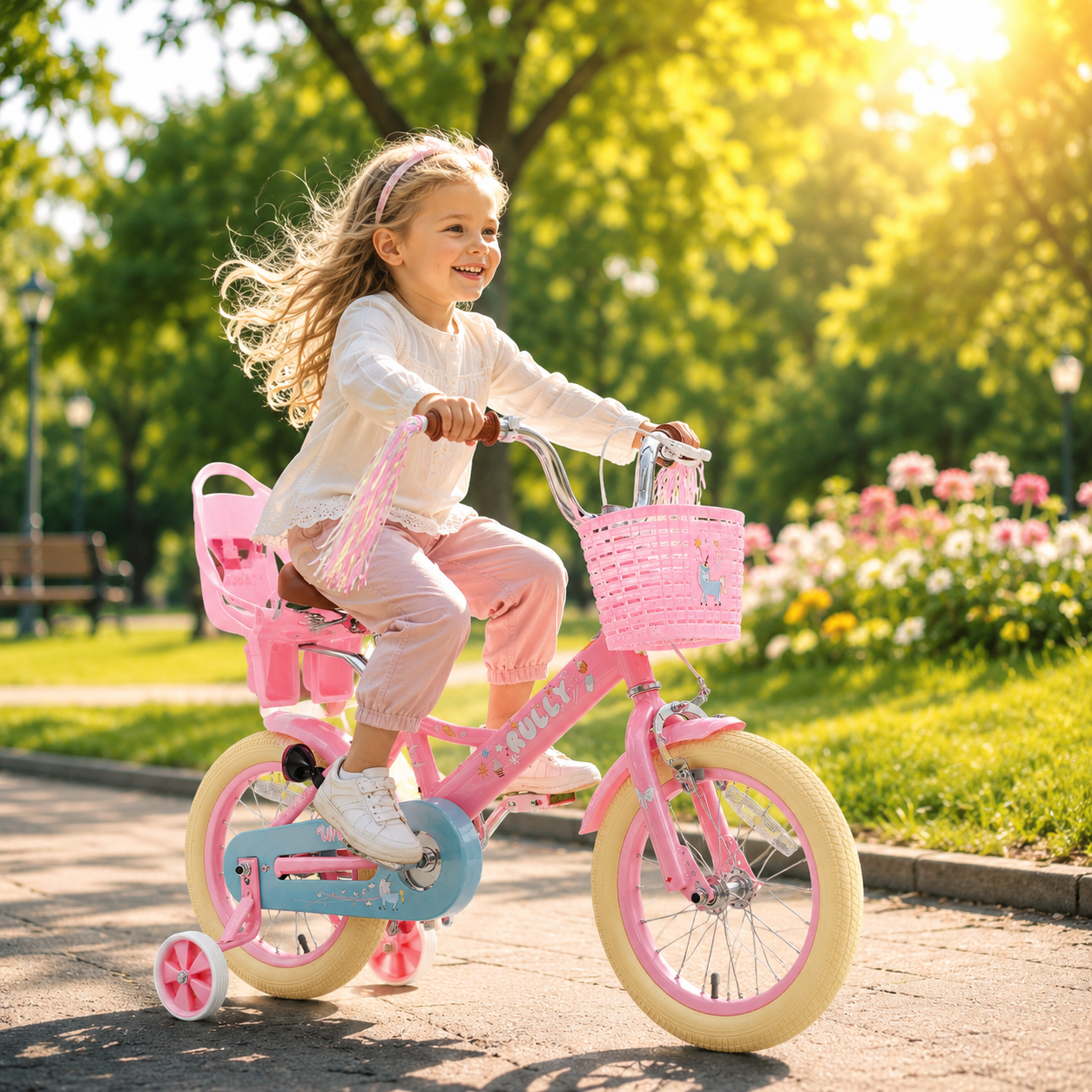 Rully Princess Kids Bike, Pink